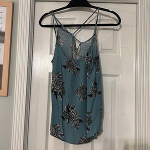 Blue Strappy Tank